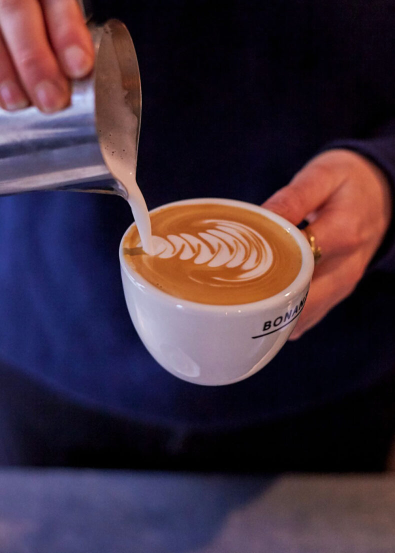 Go for perfect Cappuccino at Bonanza Coffee