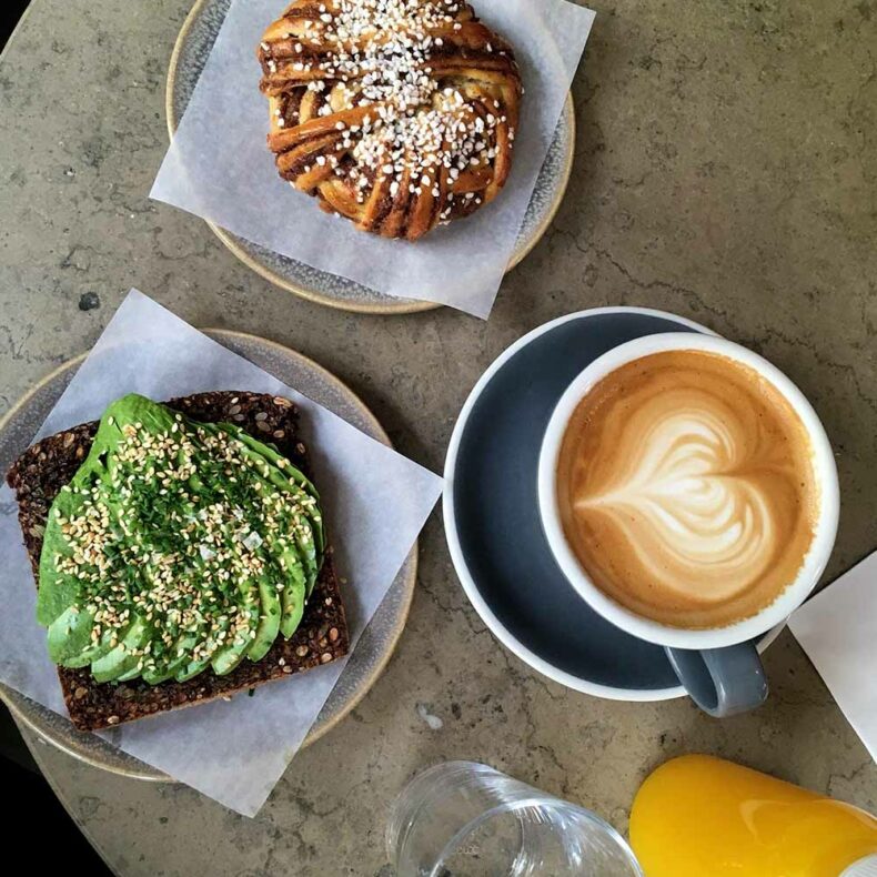 Take a cardamom or cinnamon bun with your coffee at Café Pascal