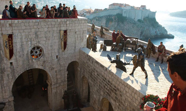 Game of Thrones scene in Dubrovnik Old Town