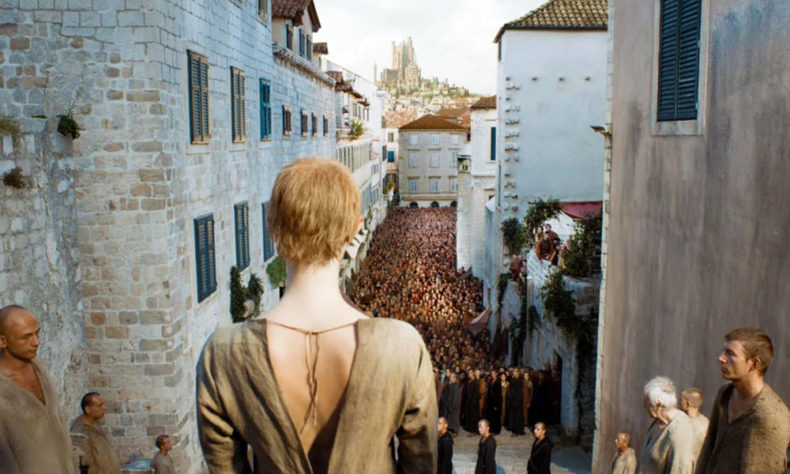 Game of thrones walk of shame scene location