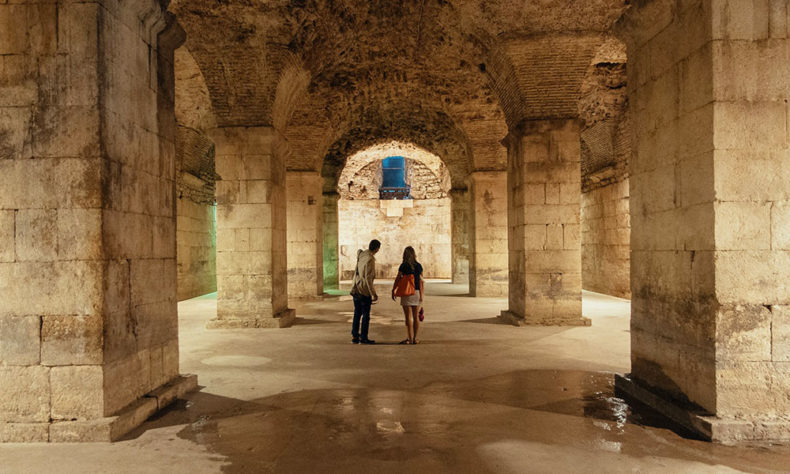 The Basement Halls in Diocletian’s Palace
