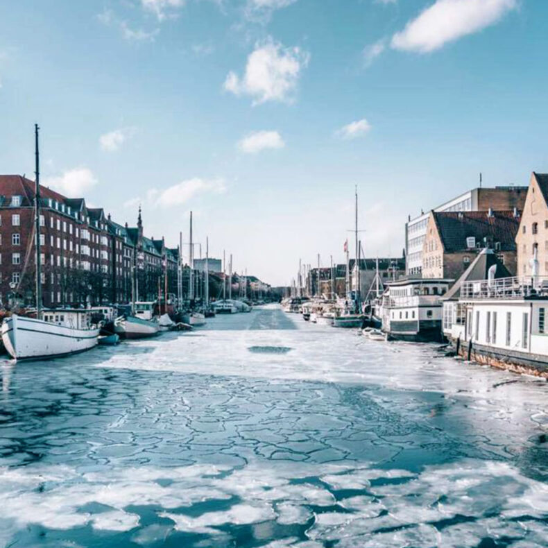 Christianshavn is a harbour area which is crisscrossed by canals and waterways