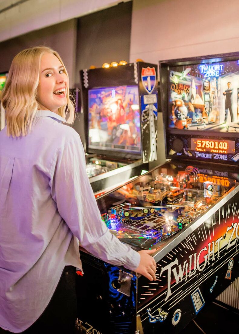 Try some of the pinball games at the Finnish Museum of Games