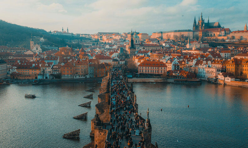 Prague is popular among the tourists