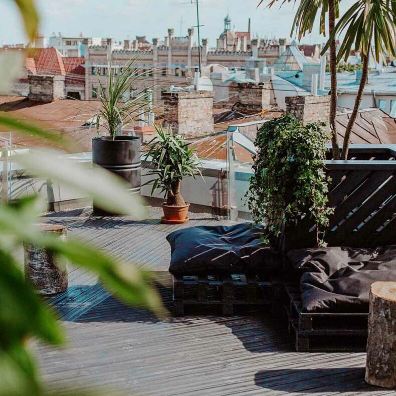 Enjoy the city’s atmosphere in Riga’s rooftop bars