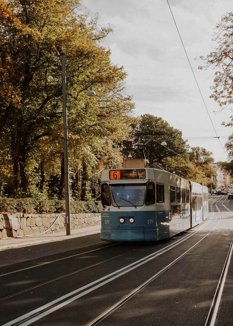 Explore Gothenburg city by tram