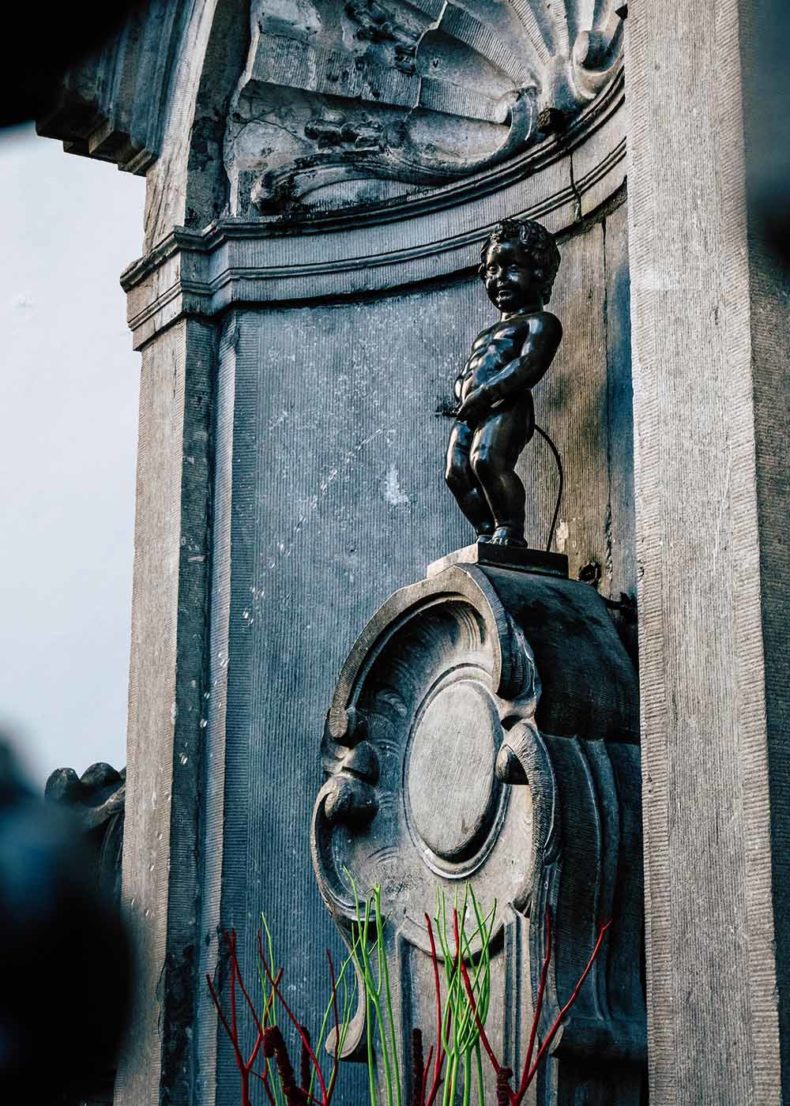 Manneken pis - symbol of Brussels