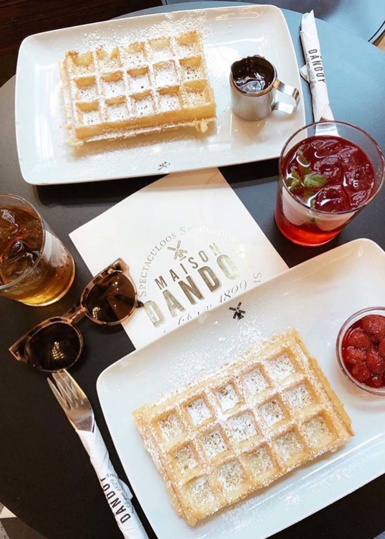 While in Brussels waffles is must-to try