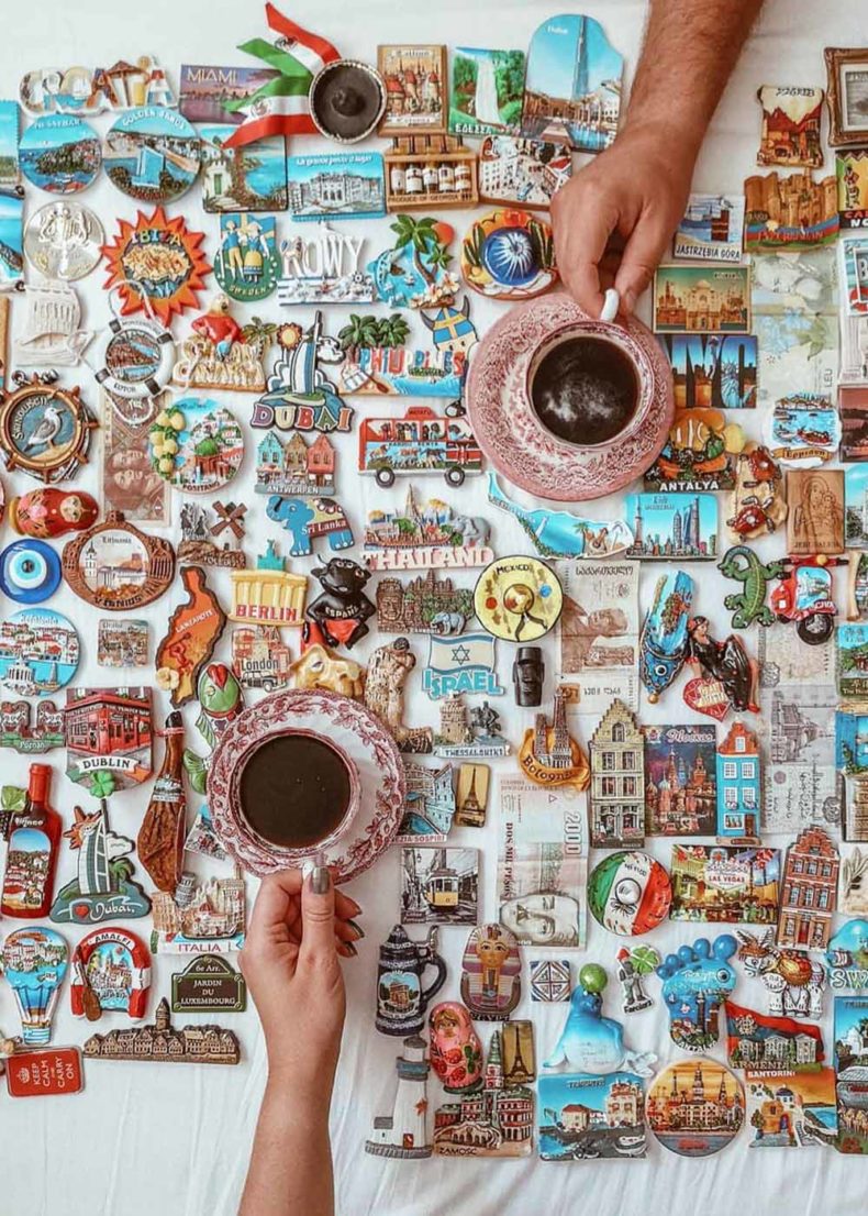 Save memories from trips with magnets