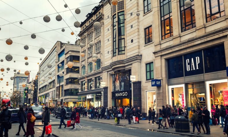 In London go to Oxford Street - more than 300 stores