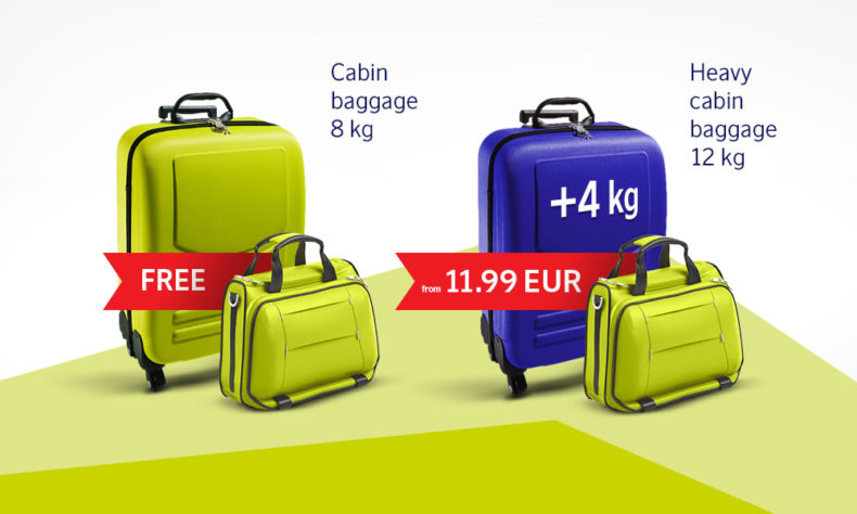 airBaltic cabin baggage and heavy cabin baggage