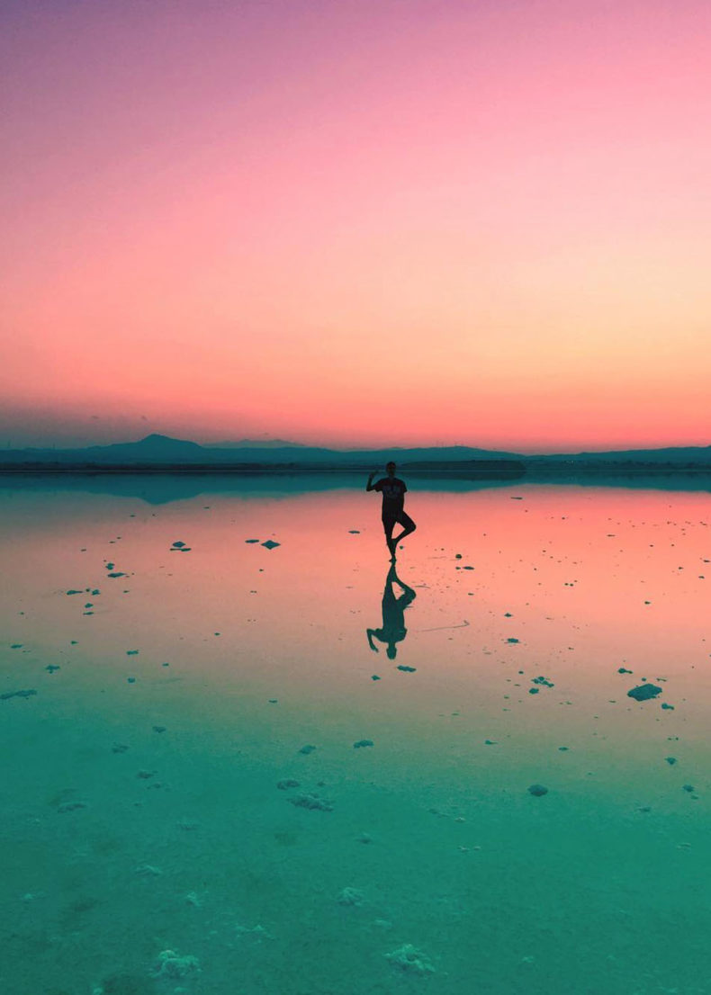 Larnaca Salt Lake offers the best view of the sunset