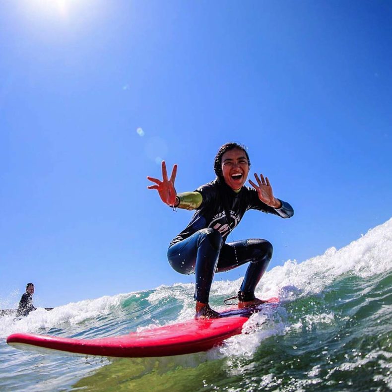 Must-try is surfing while you are in Portugal