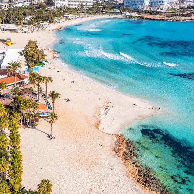 One of the most iconic Cyprus beaches - Nissi beach