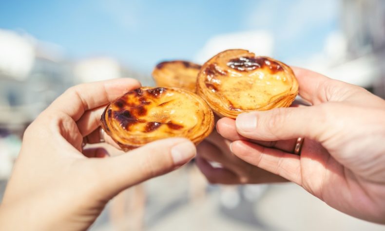 While in Portugal - taste Pastel de Nata