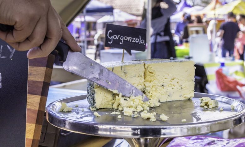 Gorgonzola cheese is one of Milan’s gifts to the world