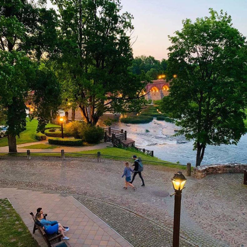 Unhurried pace of life in Kuldīga