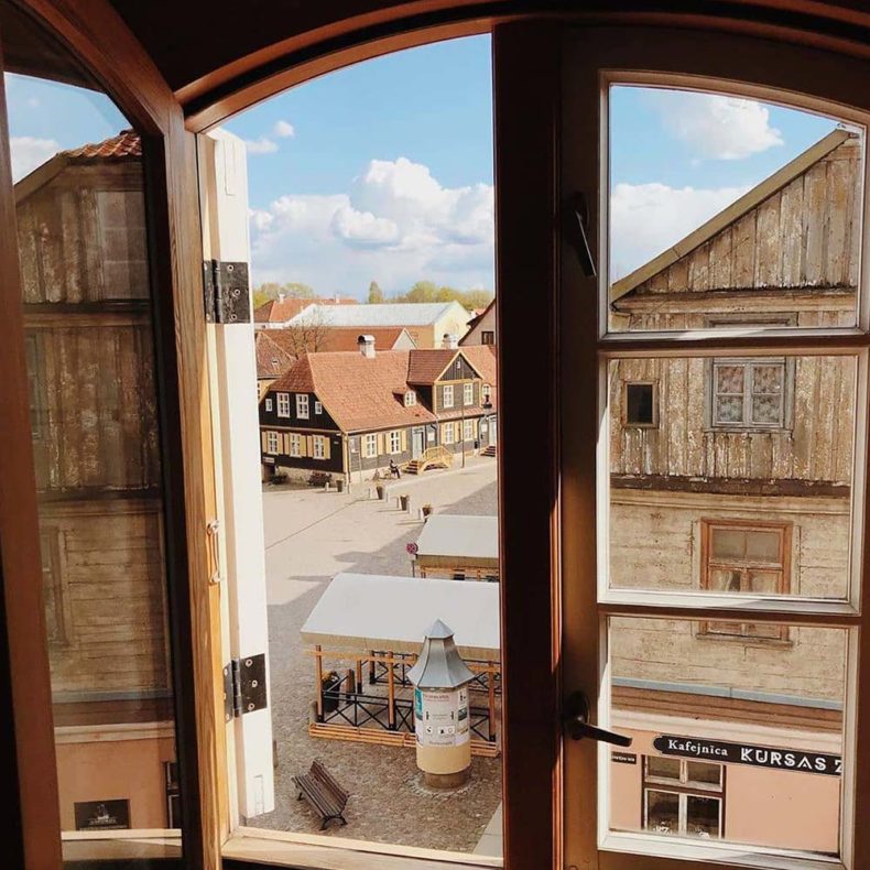 Wooden architecture in Kuldīga