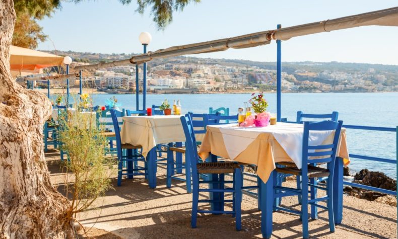 Dine in Crete with spectacular view