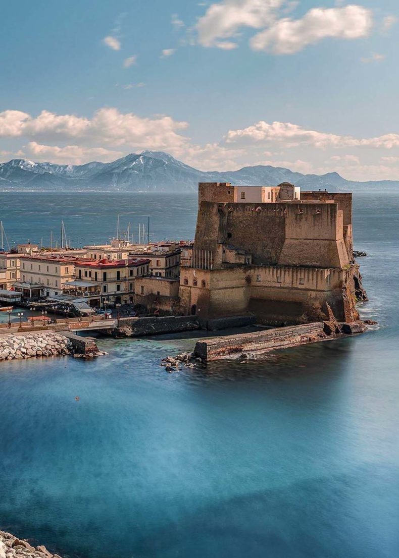 The oldest castle in Naples is the Castel dell’Ovo