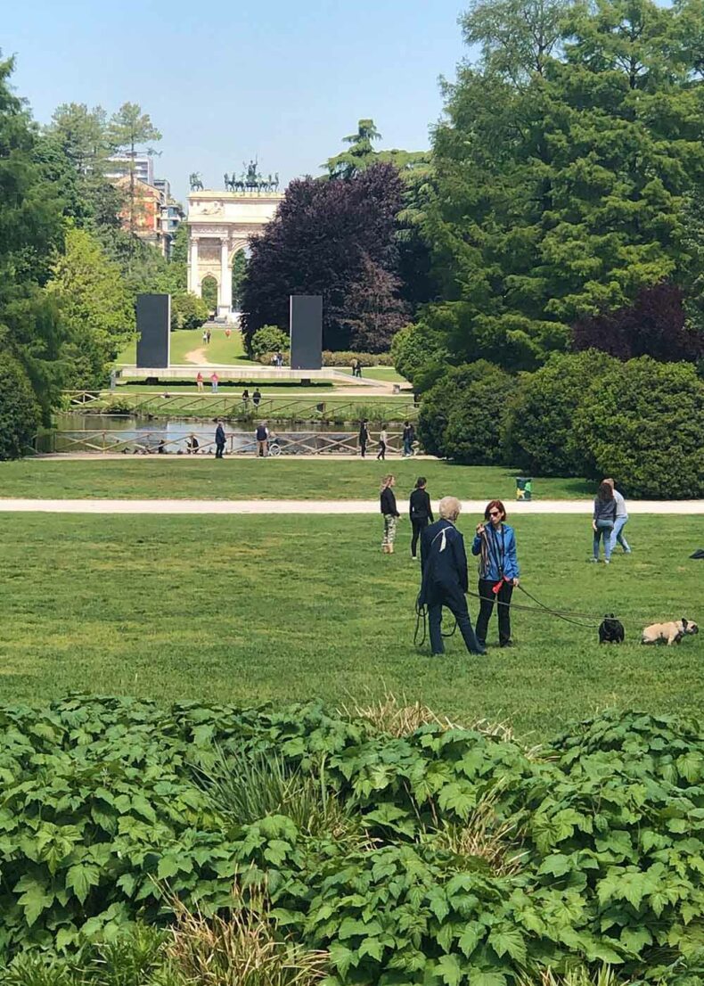 The largest park in the Milan is Parco Sempione