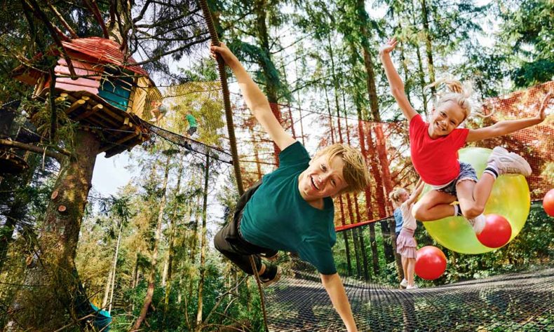 WOW Park - an amusement park in the wild forest just outside Billund