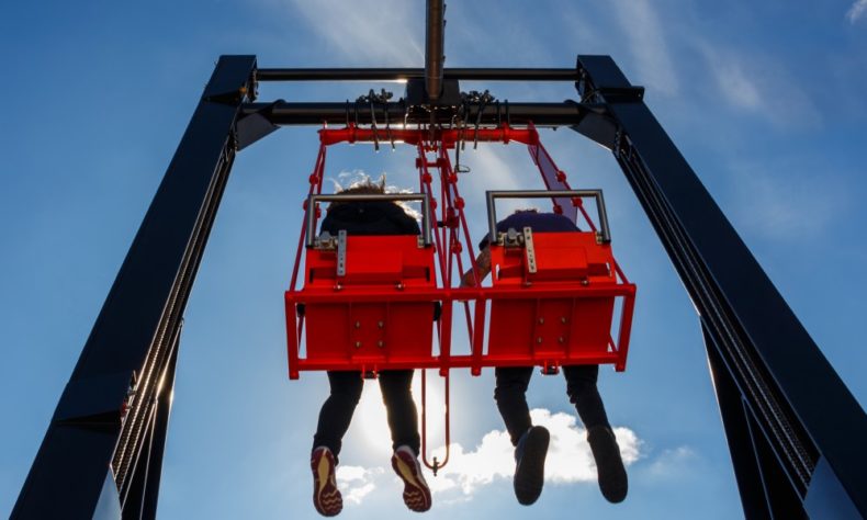 In Amsterdam you can try the highest swing in Europe