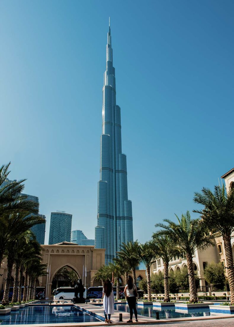 Burj Khalifa can be seen almost anywhere in the city