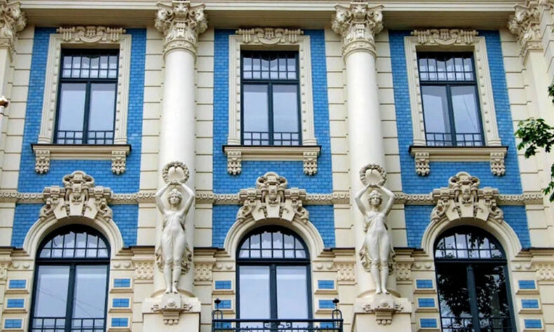 In Riga, you will see the highest concentration of Art Nouveau architecture anywhere in the world