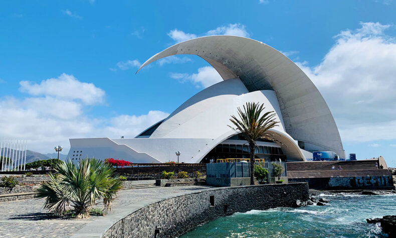 One of admirable Tenerife's buildings - Auditorio de Tenerife