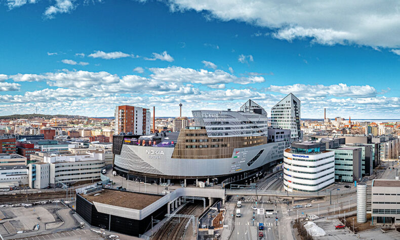 Nokia arena - an indoor arena in Tampere