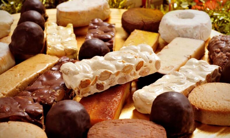 Turrón - an almond candy in Madrid