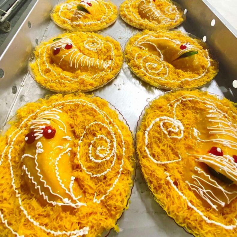 Unique pastry called lampreia de ovos is very popular during Portuguese Christmas