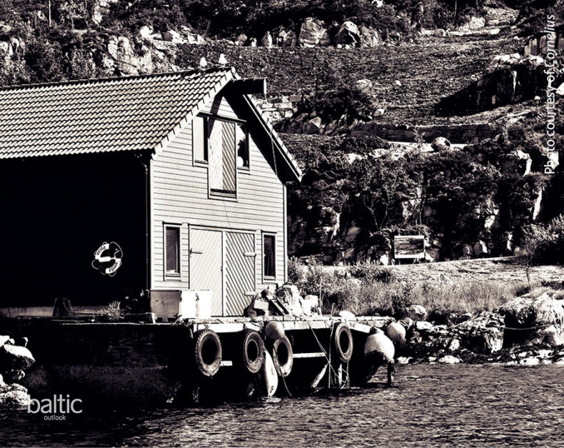 The Cornelius restaurant is located on the island 25-minutes boat ride away