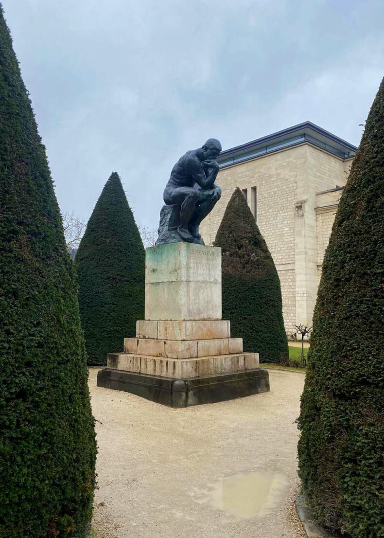 For cool green spaces and sculptures in a stunning setting, head to the Rodin Museum