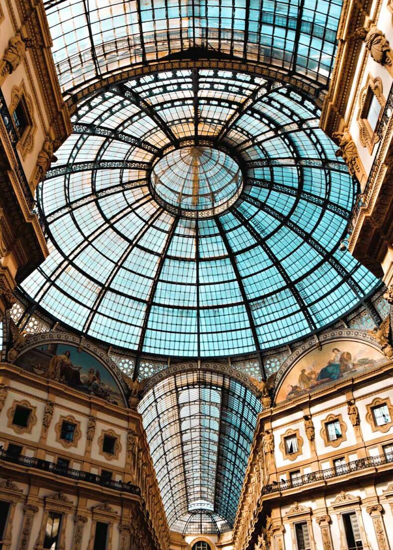 The iconic Galleria Vittorio Emanuele II is still extra Instagrammable