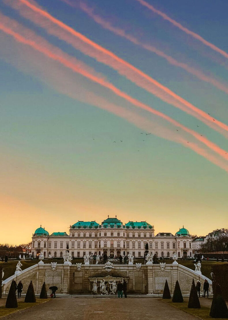 The Upper Belvedere Palace in Vienna