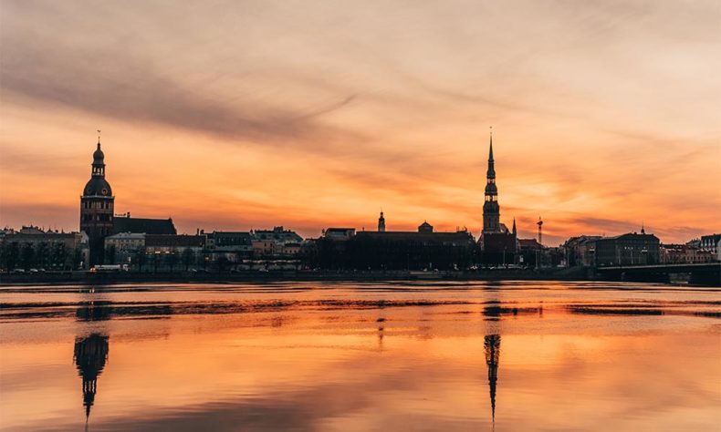 Riga sunset