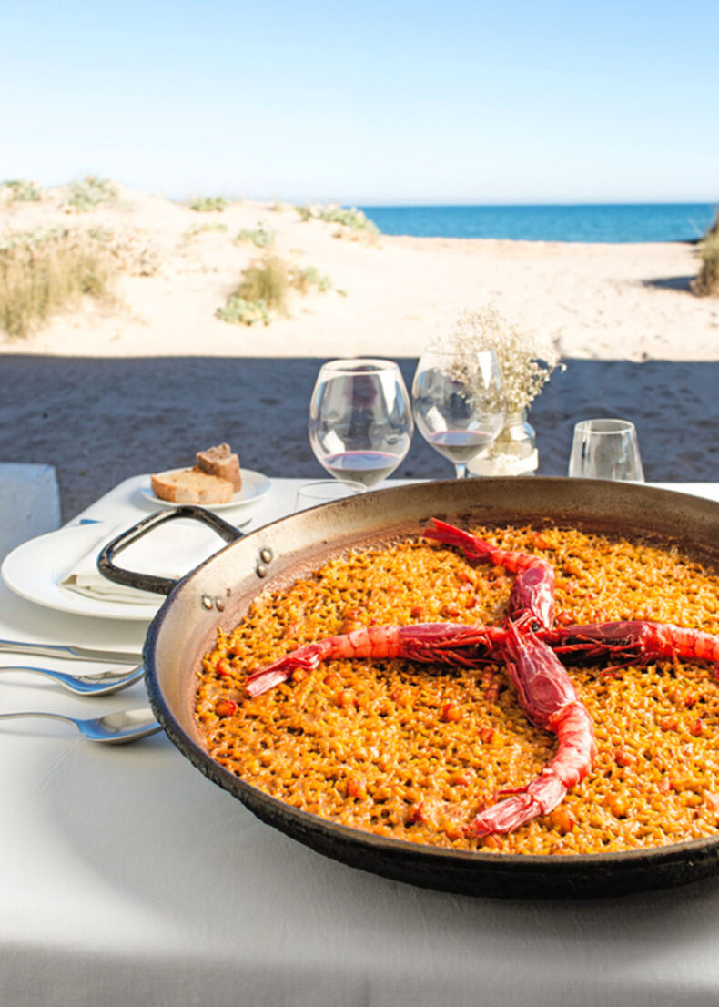 The original paella recipe comes from Valencia