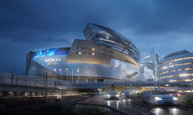 Nokia Arena - extraordinary building - Thinking big