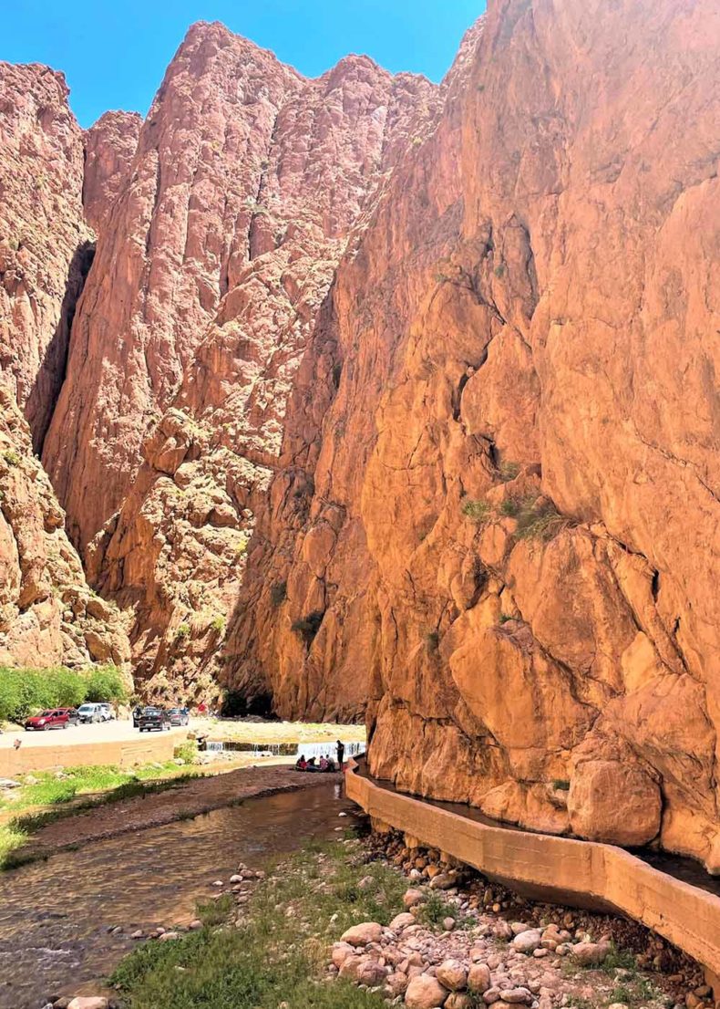 Grand Canyon of Morocco - famous rock-climbing destination
