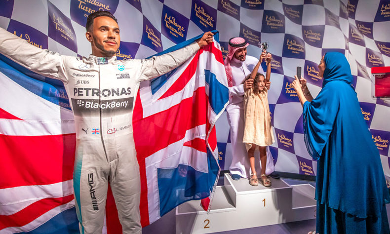 Madame Tussauds - Dubai - Lewis Hamilton