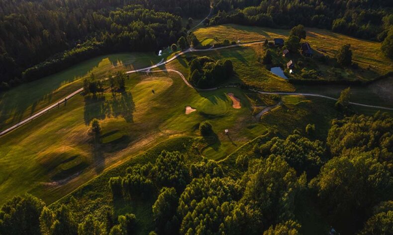Otepää Golf & Country Club course is located in an ancient forest between beautiful lakes