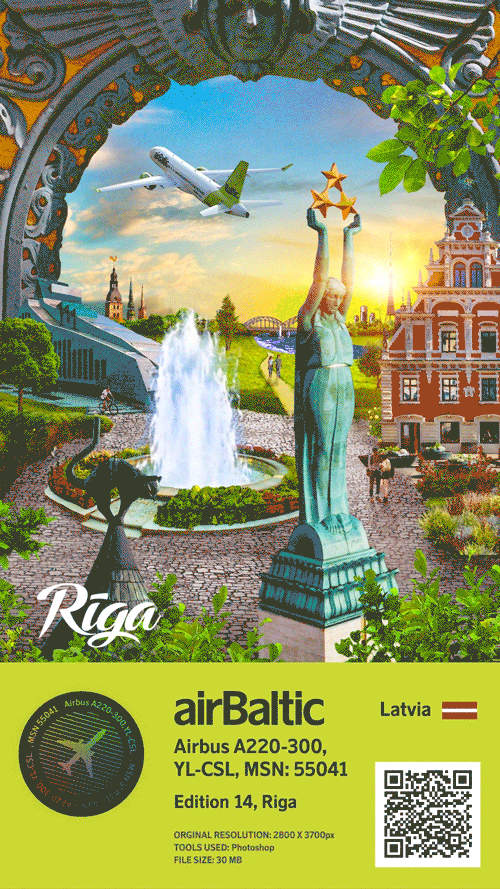 airBaltic NFTs City Collection - Riga.gif
