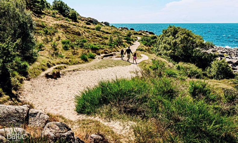 cycling route in Bornholm