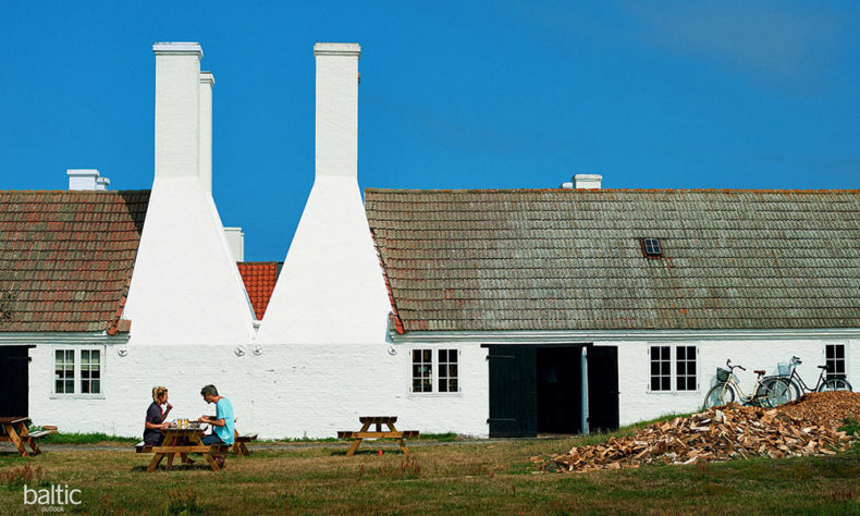 Bornholm - white chimneys