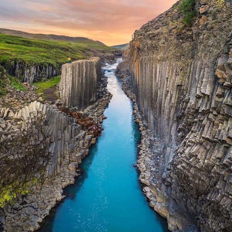Iceland ring road trip - Studlagil Canyon