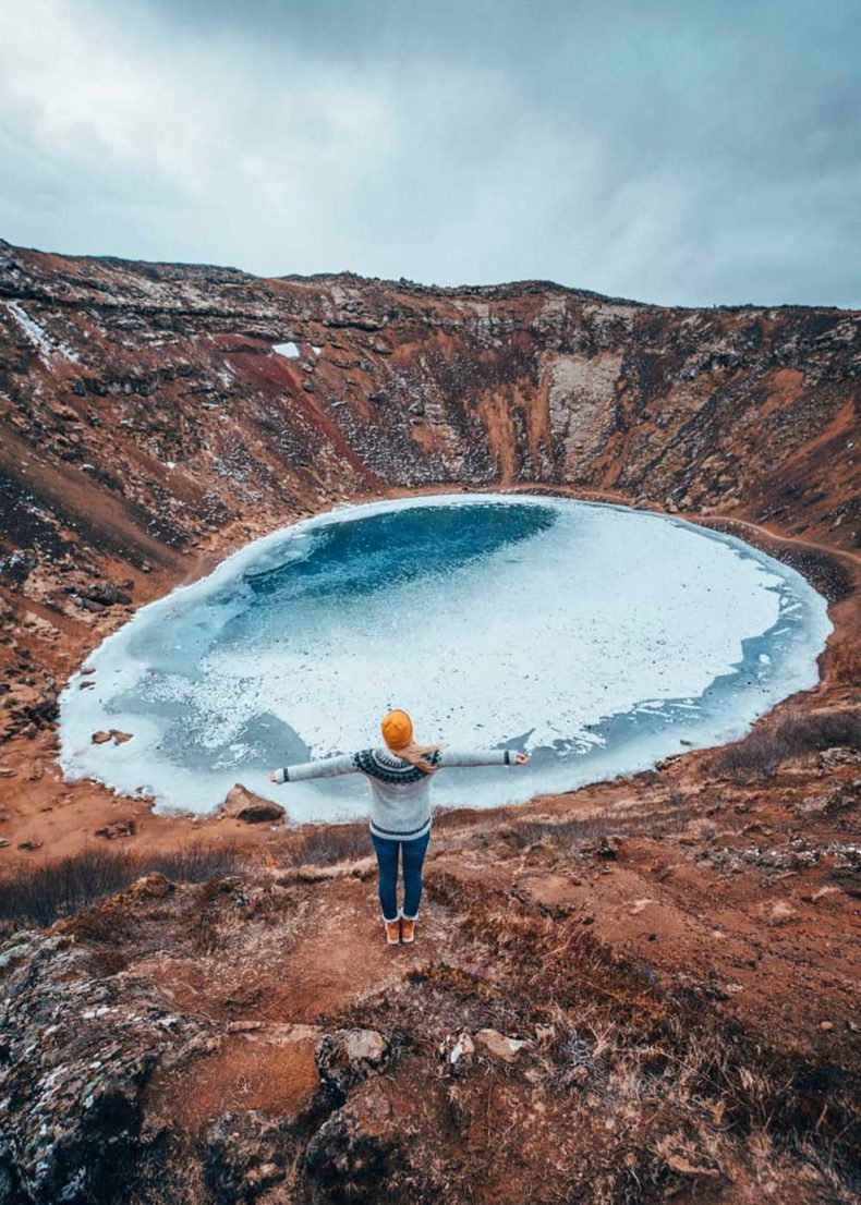 The Golden circle Iceland road trip - Kerid crater