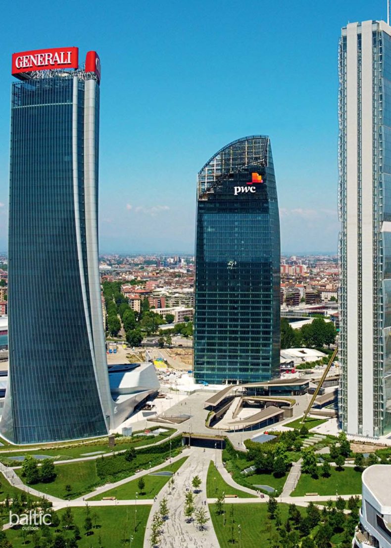 Milan CityLife - futuristic business and residential district