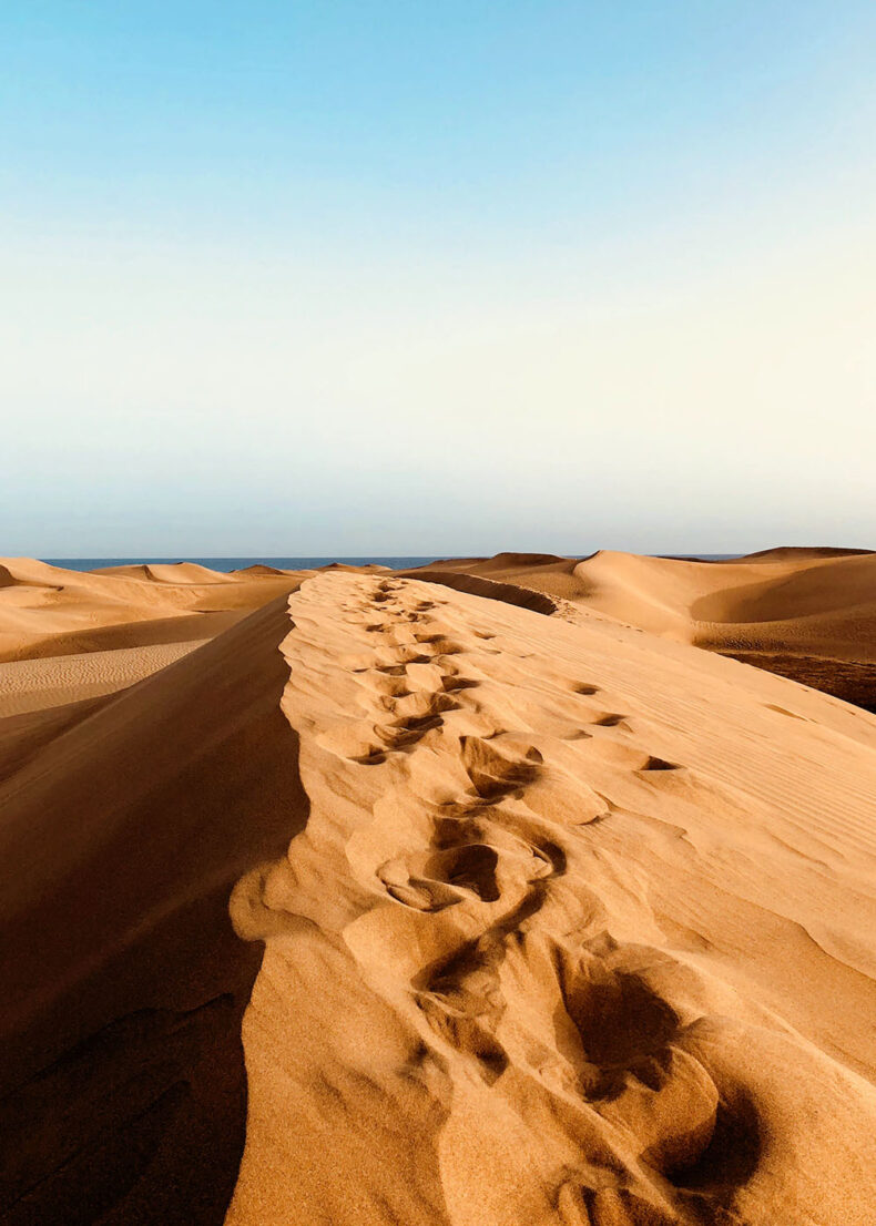 Dunes of Maspalomas, a 400-hectare natural reserve in Gran Canaria